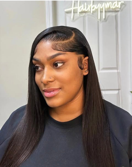 13x4 Virgin Body wave/Straight wigs